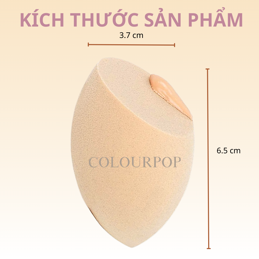 Mút Trang Điểm COLOURPOP Miracle Foundation Concealer Sponge COM04
